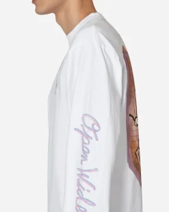 Total Luxury SPA T-Shirts^Cauleen Smith Open Wide Longsleeve T-Shirt White