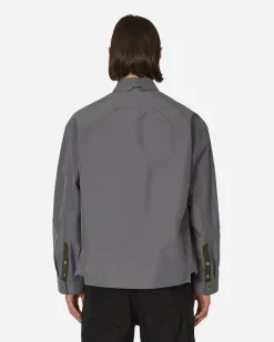_J.L-A.L_ Shirts^Cauter Longsleeve Shirt Grey