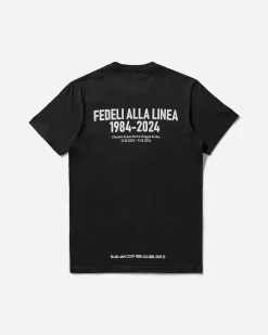 Slam Jam T-Shirts^CCCP Fedeli Alla Linea 1984-2024 T-Shirt Black