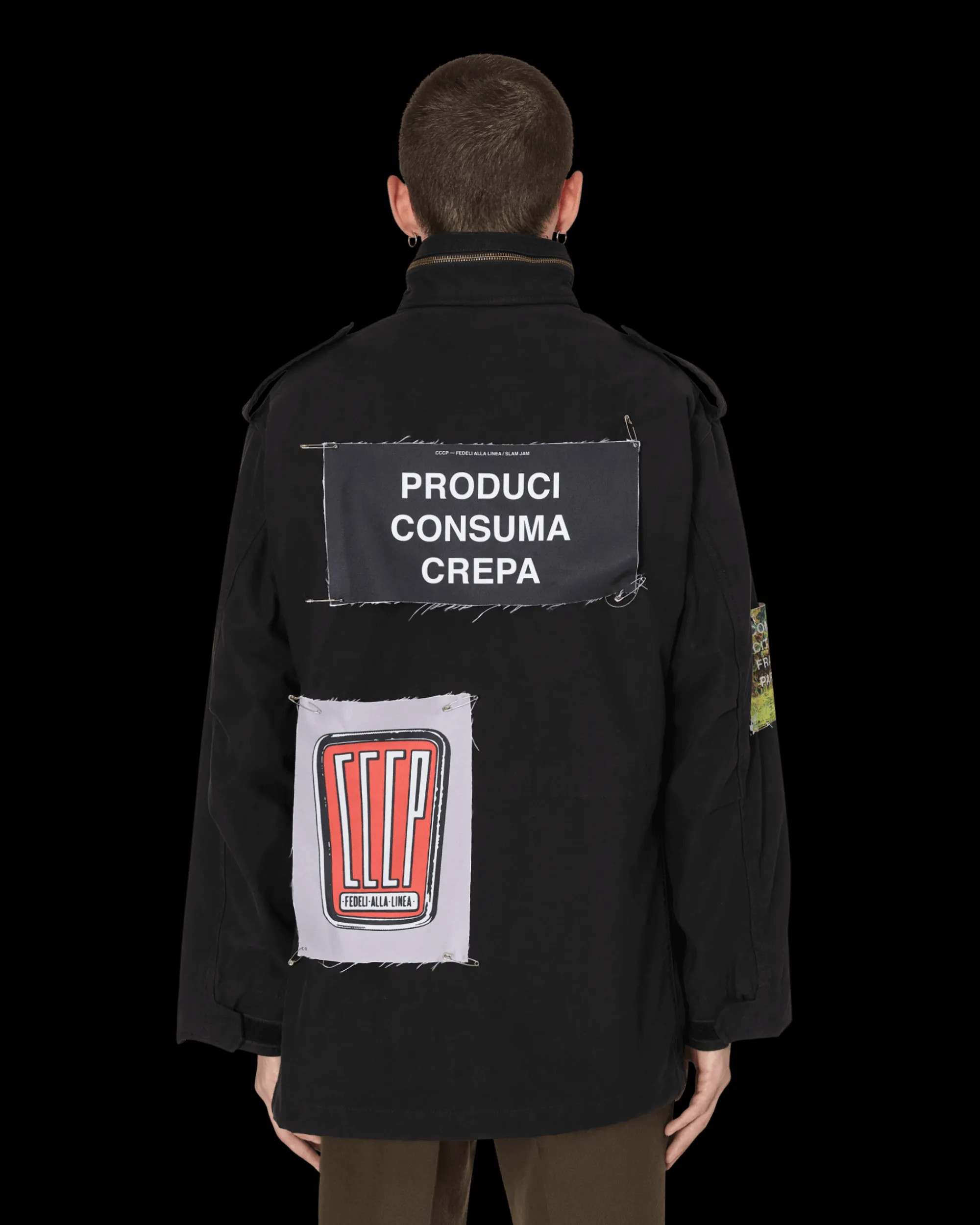Slam Jam Coats And Jackets^CCCP Fedeli alla Linea Field Jacket Black
