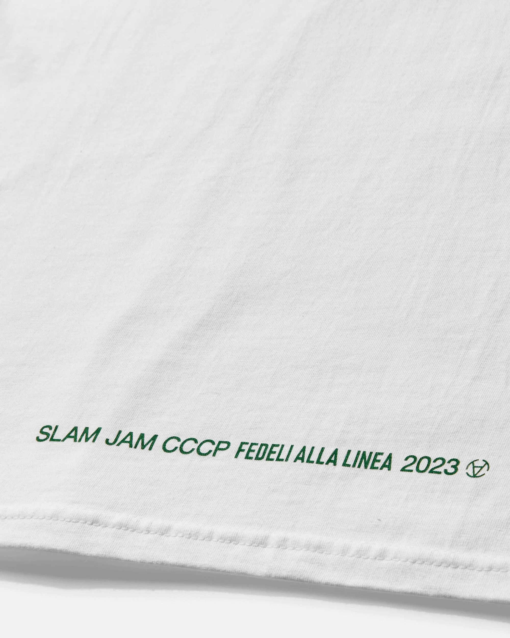 Slam Jam T-Shirts^CCCP Io Sto Bene Io Sto Male T-Shirt White