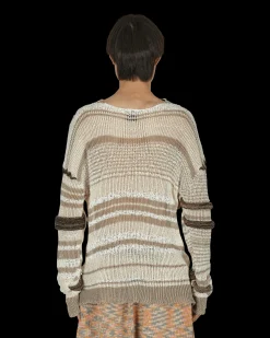 Vitelli Knitwear^Chaga Reverse Logo Stitch Sweater Multicolor