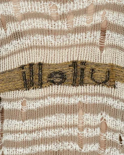 Vitelli Knitwear^Chaga Reverse Logo Stitch Sweater Multicolor