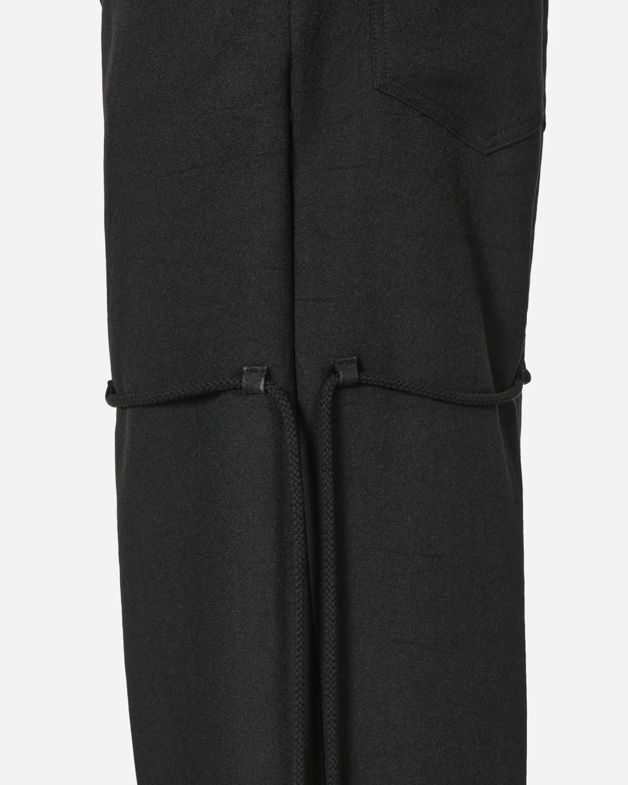 Song for the Mute Pants^Chain Lace Dress Pants Black