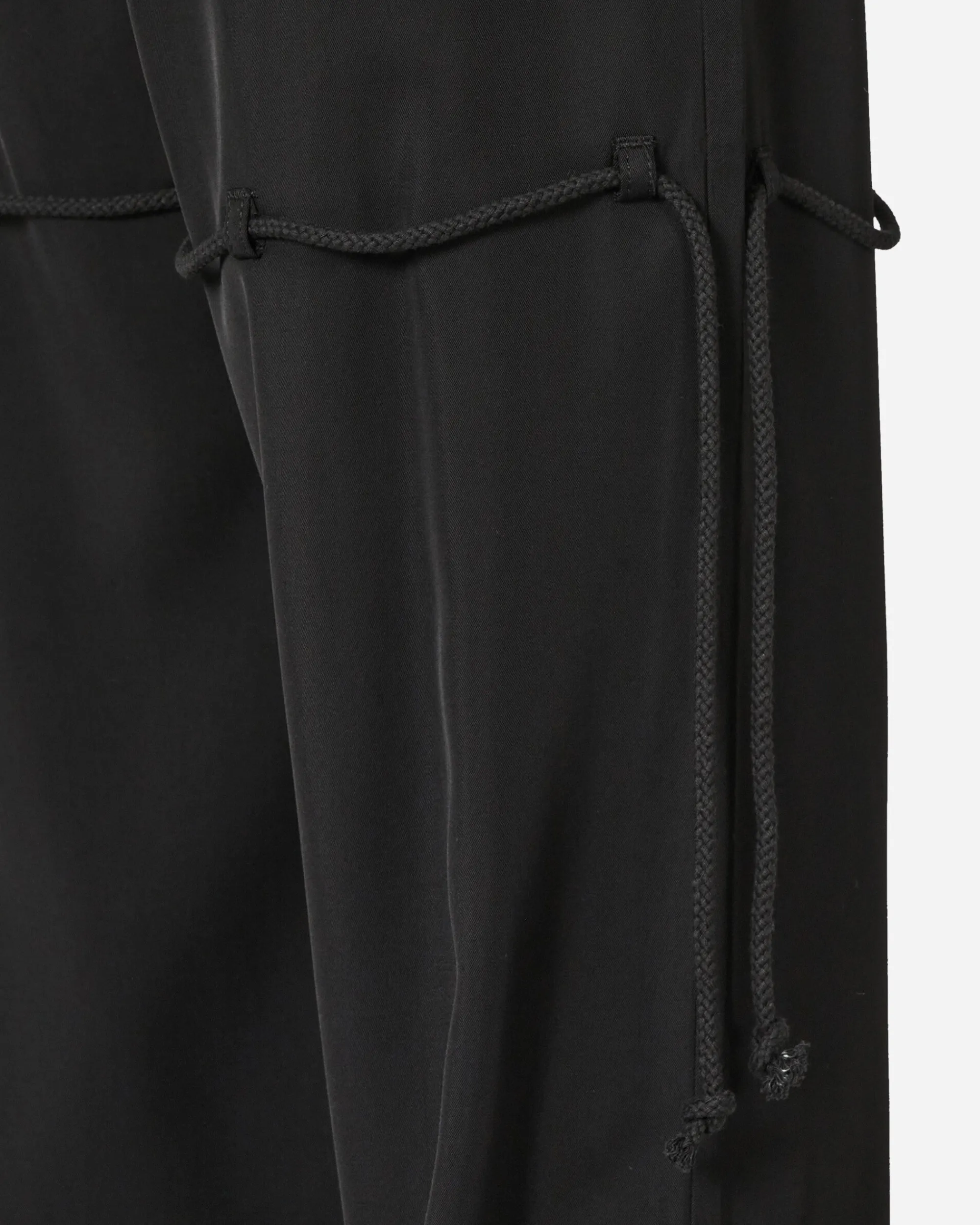 Song for the Mute Pants^Chain Lace Dress Pants Black