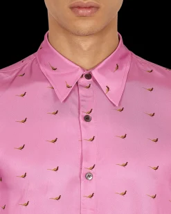 Dries Van Noten Shirts^Chaine Long Sleeve Shirt Pink
