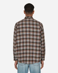 Stockholm (Surfboard) Club Shirts^Check Longsleeve Shirt Brown