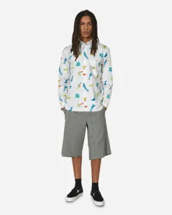 Comme Des Garçons Homme Plus Shorts^Checked Wool Shorts Black / Natural