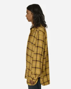 Dries Van Noten Shirts^Checkered Shirt Yellow