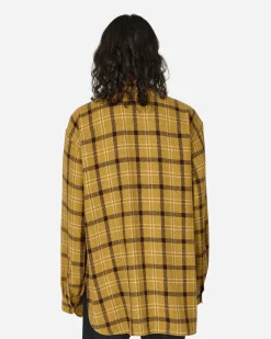 Dries Van Noten Shirts^Checkered Shirt Yellow