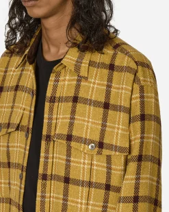 Dries Van Noten Shirts^Checkered Shirt Yellow
