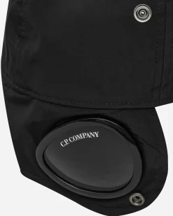 C.P. Company Hats|Hats^Chrome-R Goggle Cap Black