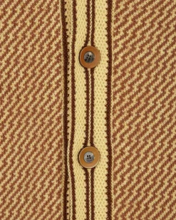 Wales Bonner Knitwear^Clarinet Cardigan Beige