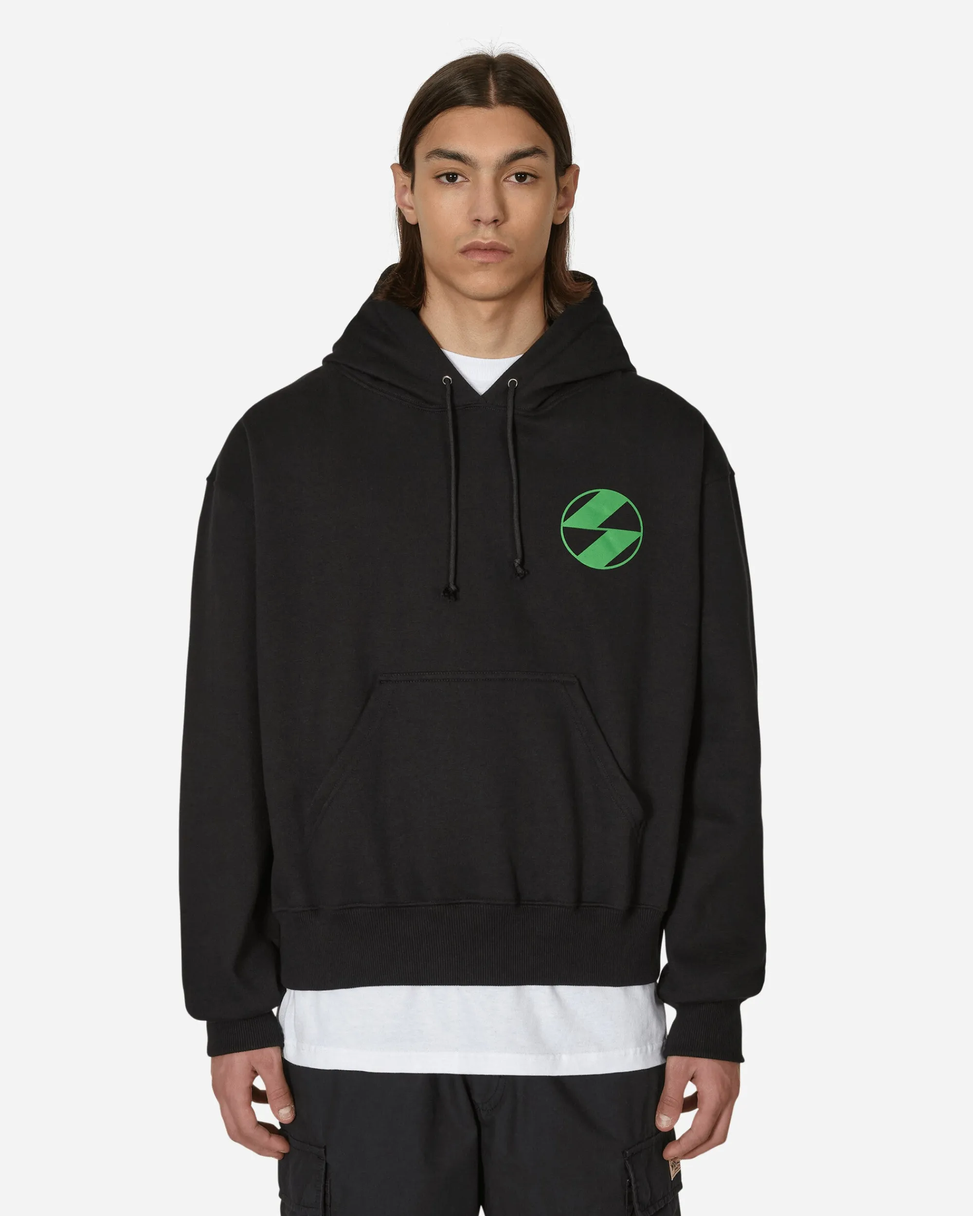 The Salvages Sweatshirts^Classic Emblem Hooded Sweatshirt Black