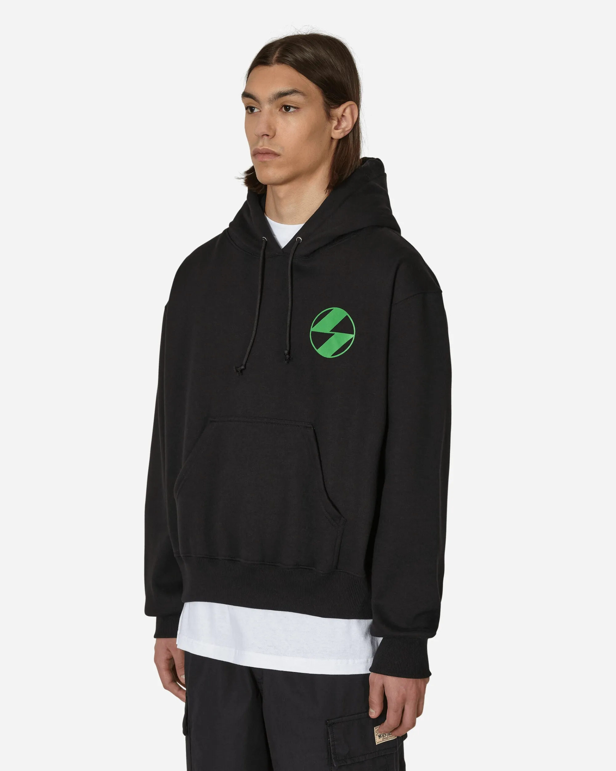 The Salvages Sweatshirts^Classic Emblem Hooded Sweatshirt Black