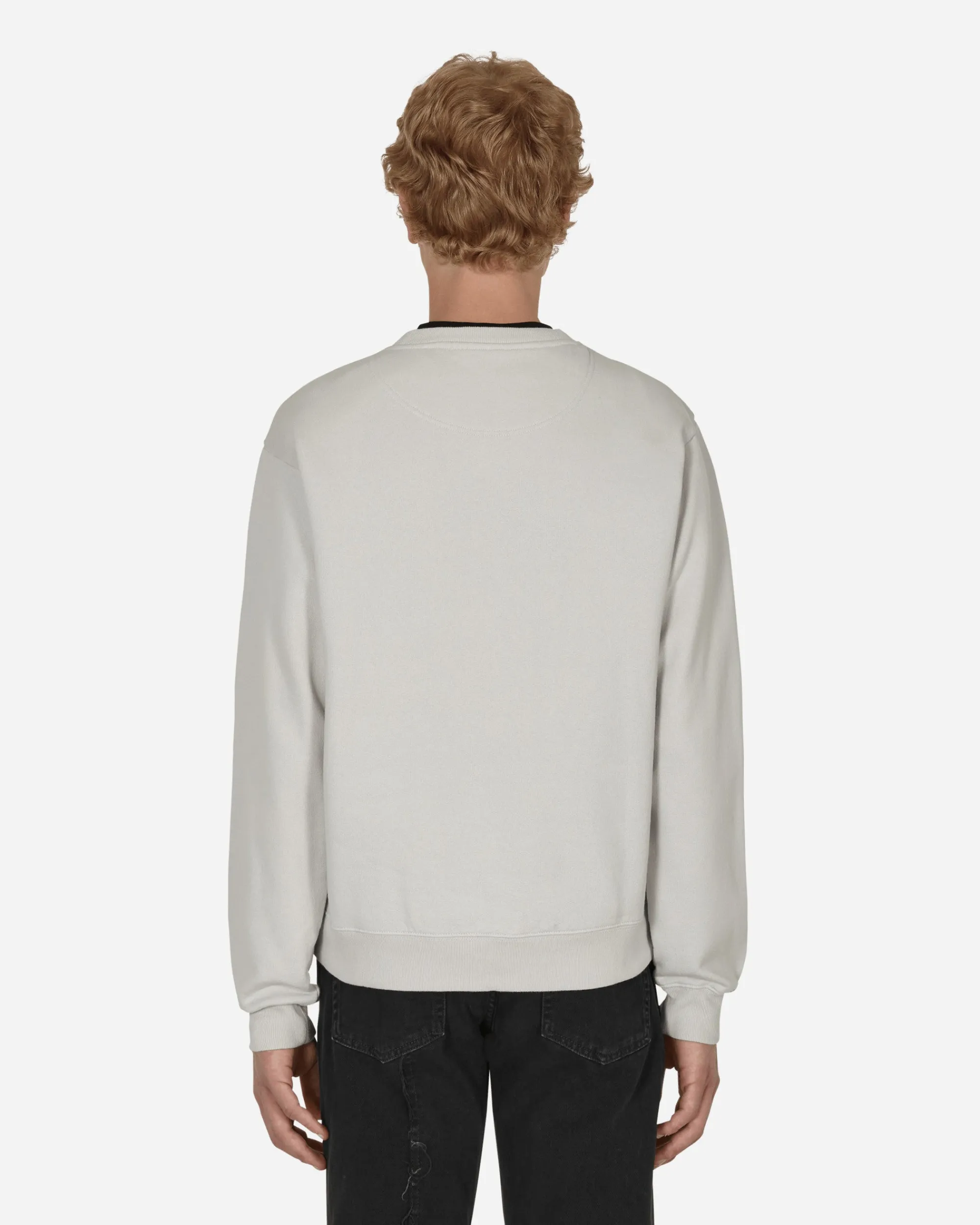 Martine Rose Sweatshirts^Classic Embroidered Crewneck Sweatshirt Grey