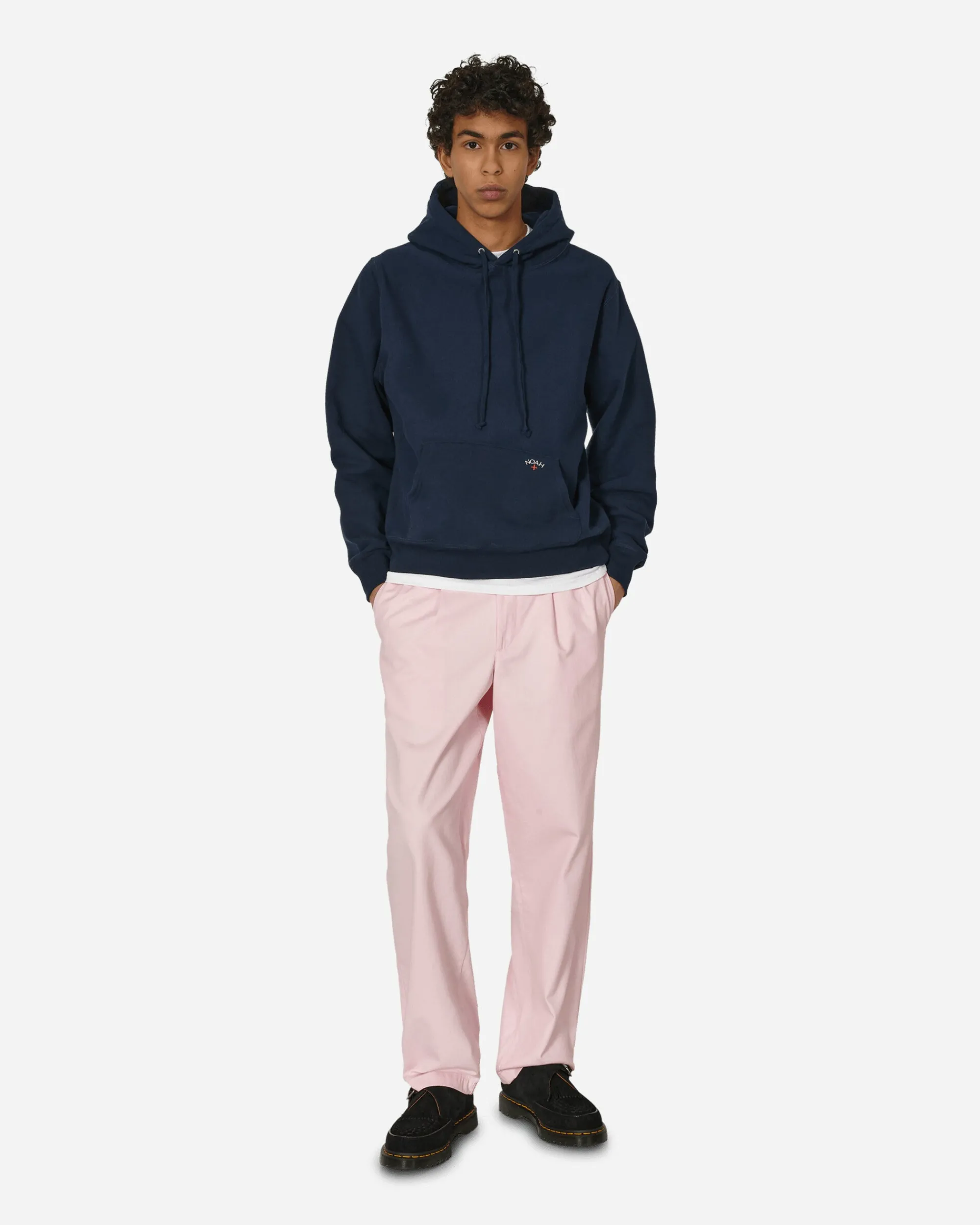 Noah Sweatshirts^Classic Hooded Sweatshirt Navy