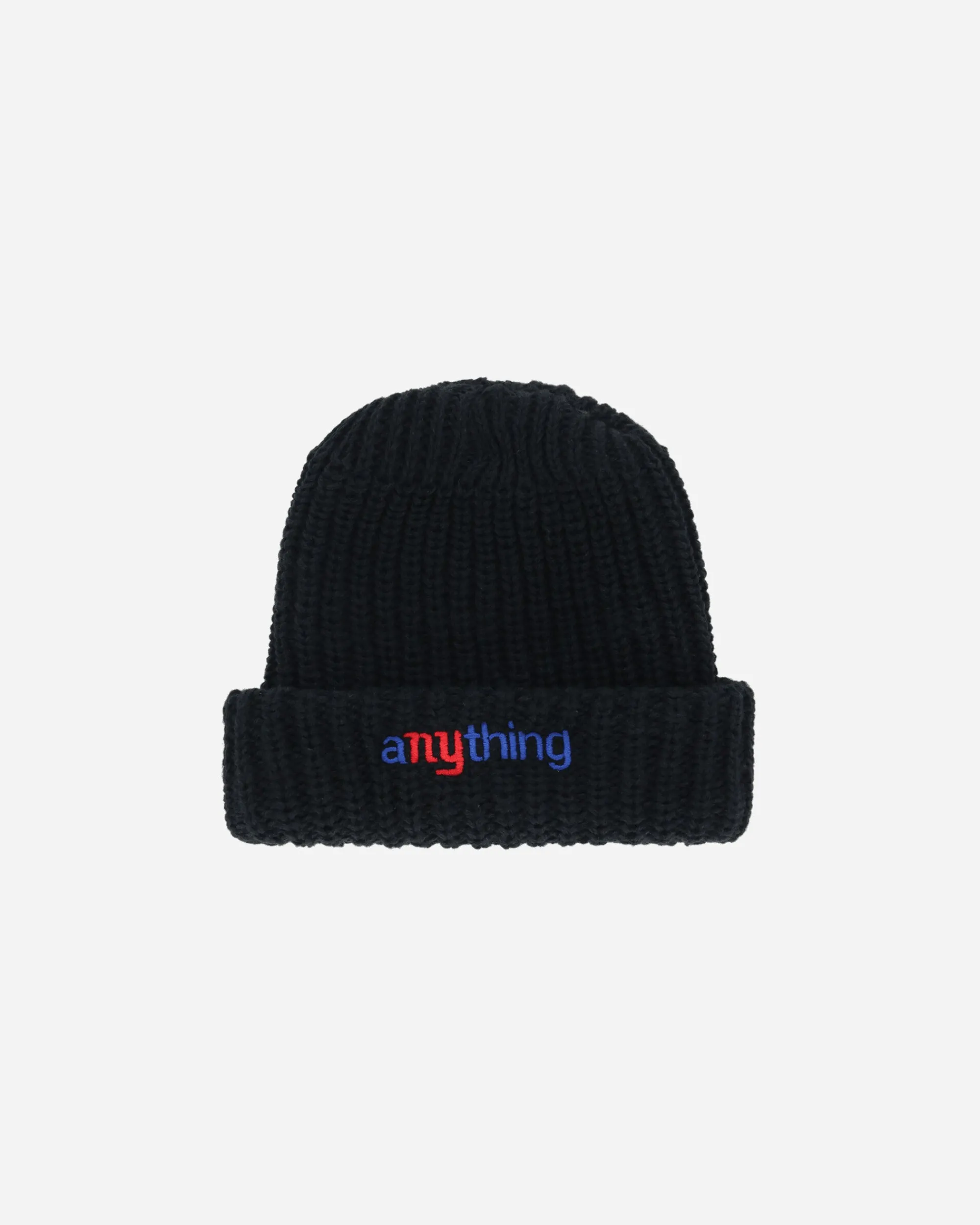 aNYthing Hats|Hats^Classic Logo Beanie Black
