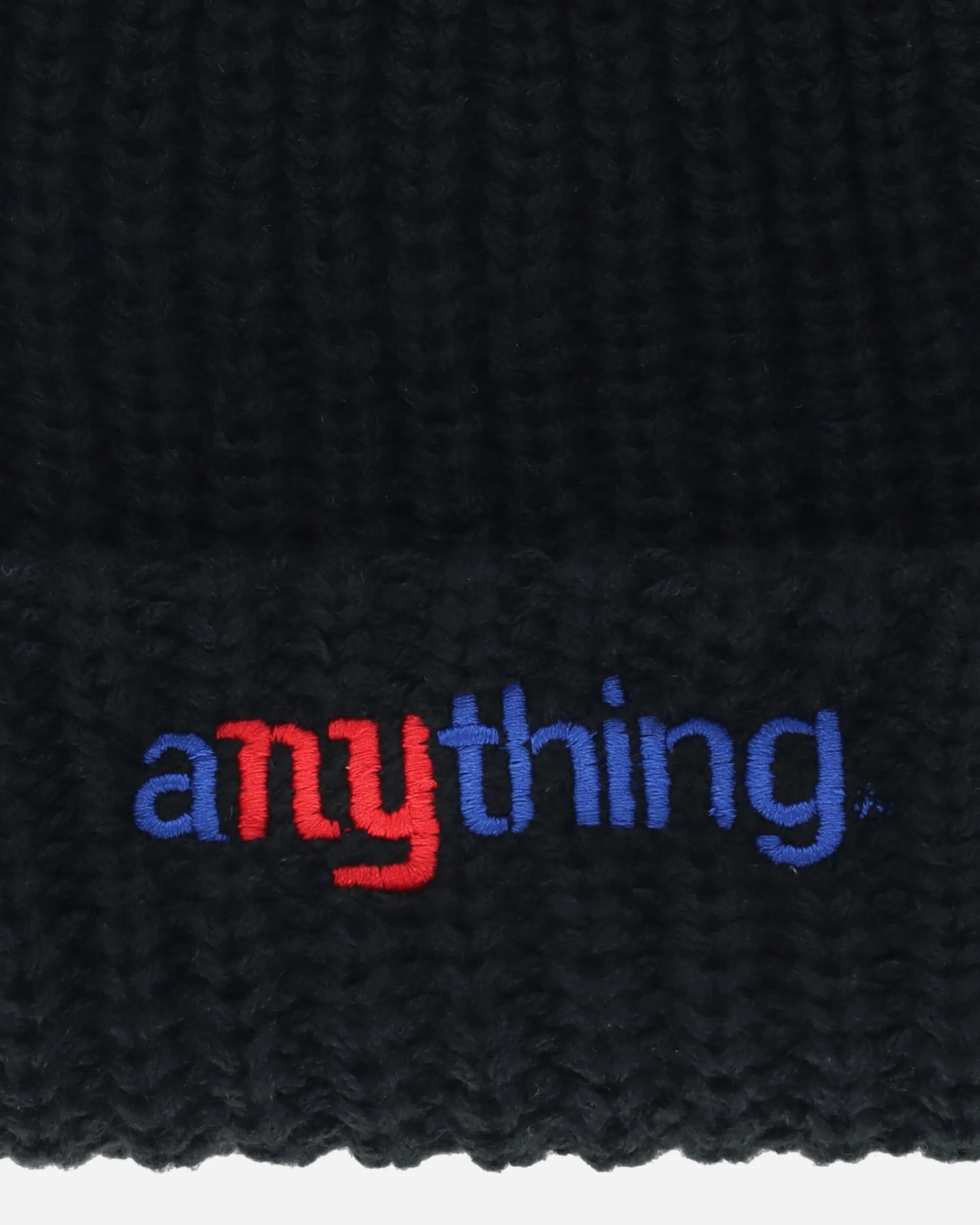 aNYthing Hats|Hats^Classic Logo Beanie Black