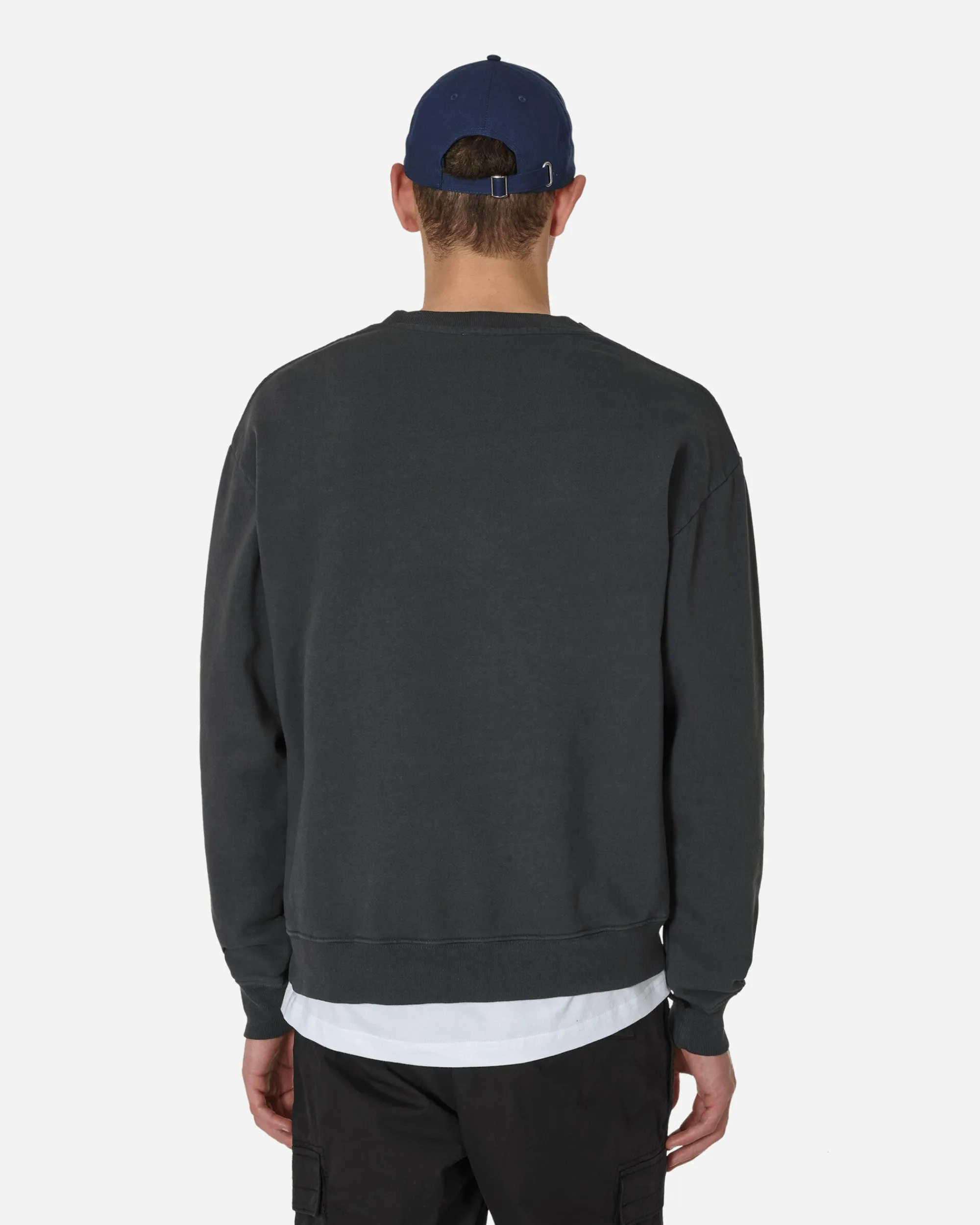 Capsule Sweatshirts^Classic Logo Crewneck Sweatshirt Washed Black