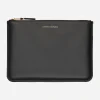 Comme Des Garçons Wallet Wallets And Cardholders|Wallets And Cardholders^Classic Print Leather Pouch Black