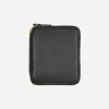 Comme Des Garçons Wallet Wallets And Cardholders|Wallets And Cardholders^Classic Print Zip-Around Wallet Black