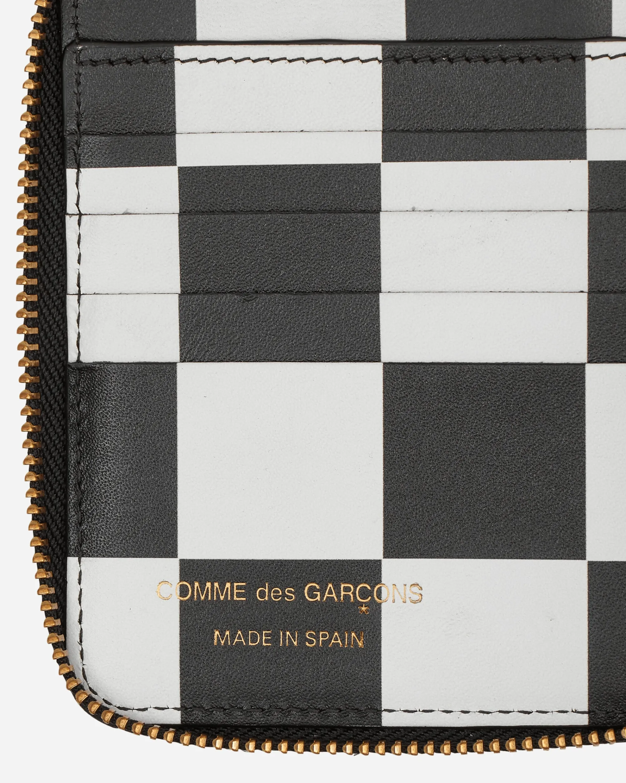 Comme Des Garçons Wallet Wallets And Cardholders|Wallets And Cardholders^Classic Print Zip-Around Wallet Black