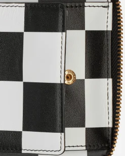 Comme Des Garçons Wallet Wallets And Cardholders|Wallets And Cardholders^Classic Print Zip-Around Wallet Black