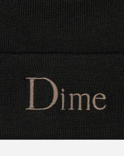 Dime Hats|Hats^Classic Wool Fold Beanie Black