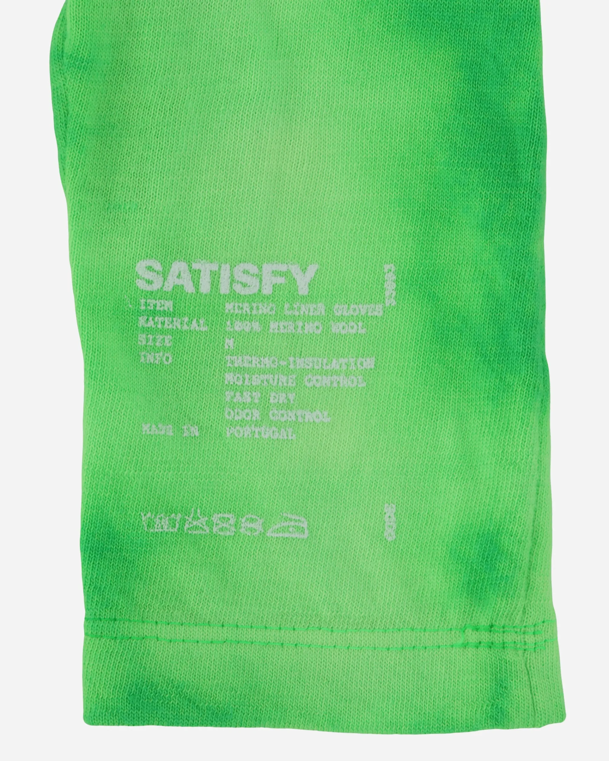 Satisfy Gloves And Scarves|Gloves And Scarves^CloudMerino Liner Gloves Neon Green