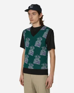 Paccbet Knitwear^Clown Gilet Green