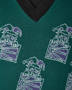 Paccbet Knitwear^Clown Gilet Green