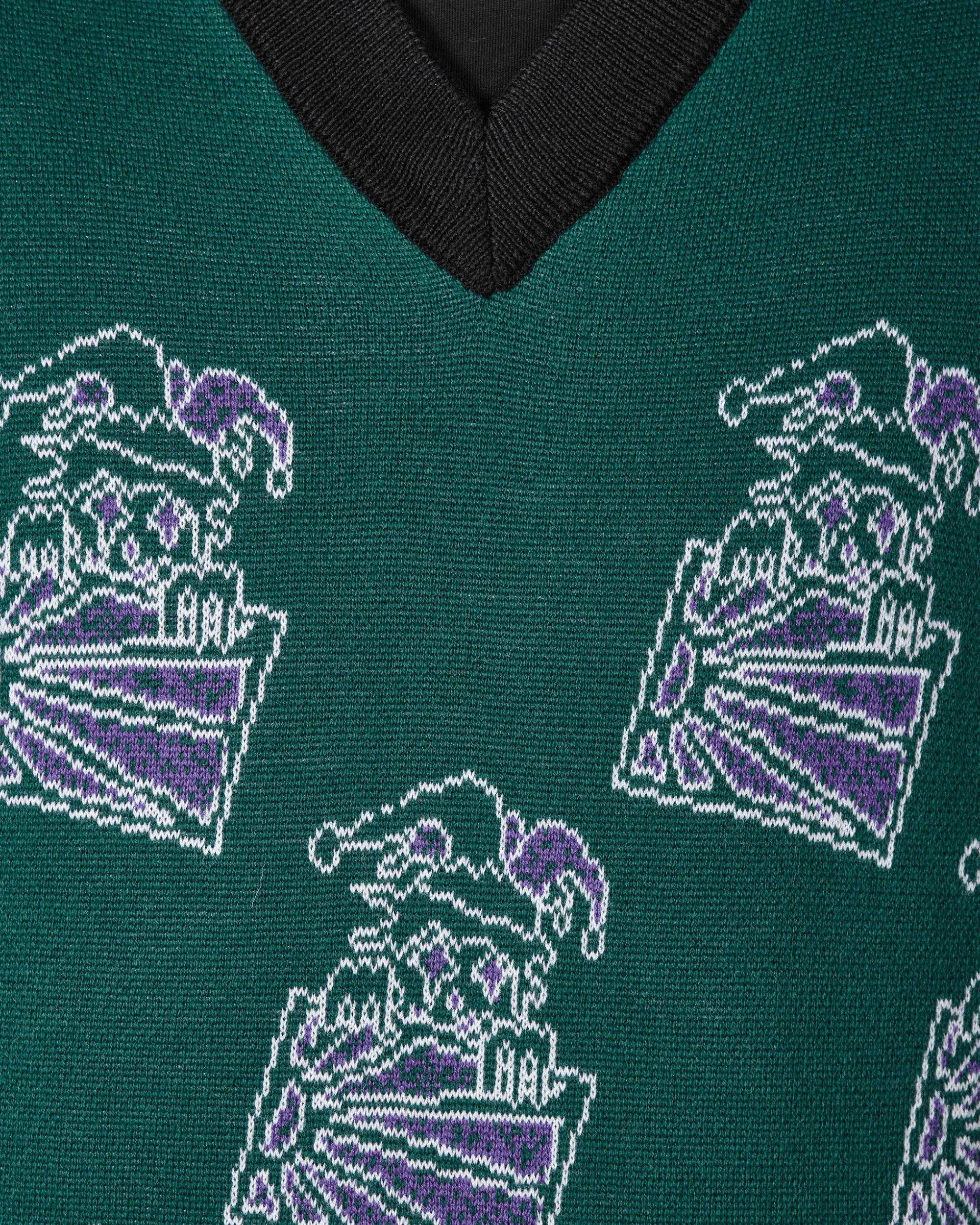 Paccbet Knitwear^Clown Gilet Green