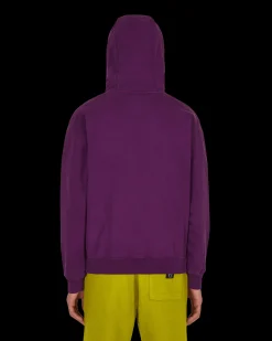 Brain Dead Sweatshirts^Clownin' Hooded Sweatshirt Purple