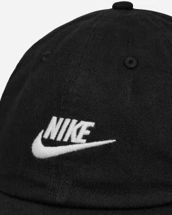Nike Hats|Hats^Club Unstructured Futura Wash Cap Black / White