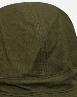 Needles Hats|Hats^C/N Oxford Cloth Crusher Hat Olive