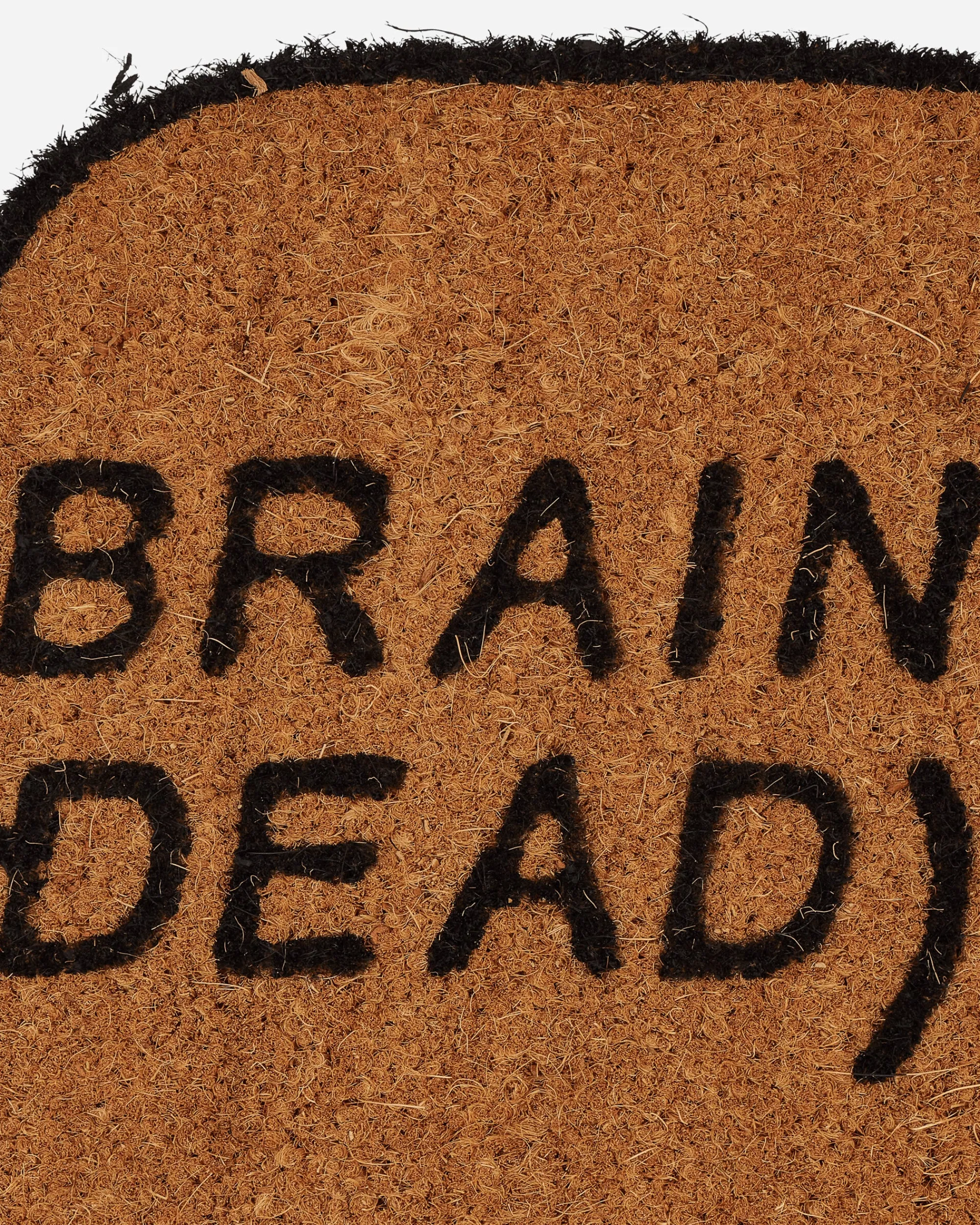 Brain Dead Textile^Coconut Fiber Logohead Door Mat Natural