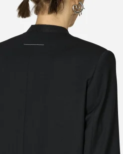 MM6 Maison Margiela Coats And Jackets^Collarless Padded Suit Jacket Black