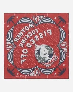 KAPITAL Gloves And Scarves|Gloves And Scarves^Color Bandana (Ikari Makuri) Red
