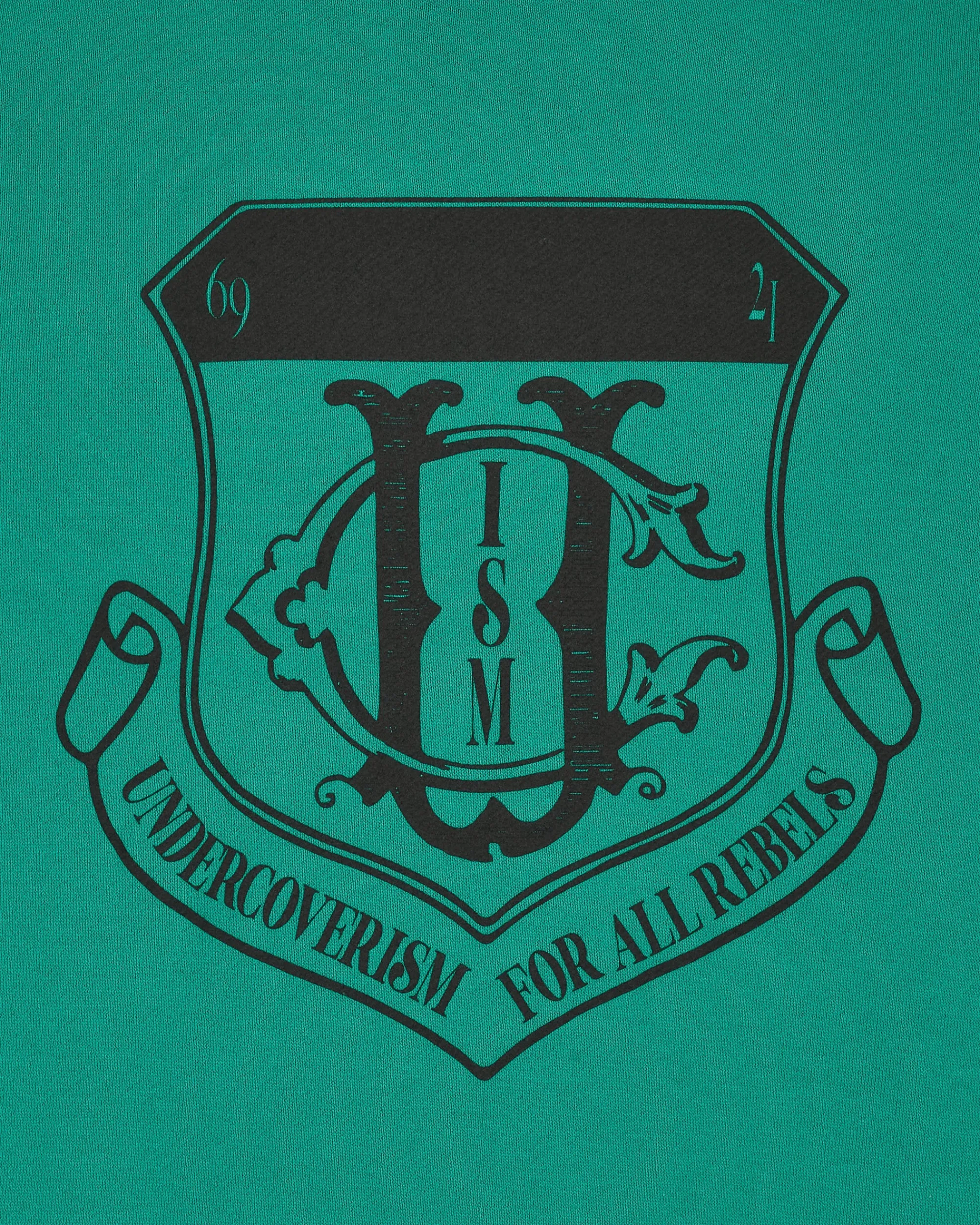 Undercoverism Sweatshirts^Color-Block Crewneck Sweatshirt Green