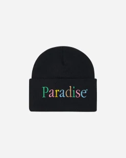Paradis3 Hats|Hats^Colors Logo Cuff Beanie Black