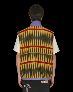 Brain Dead Coats And Jackets^Configuration Sherpa Vest Multicolor