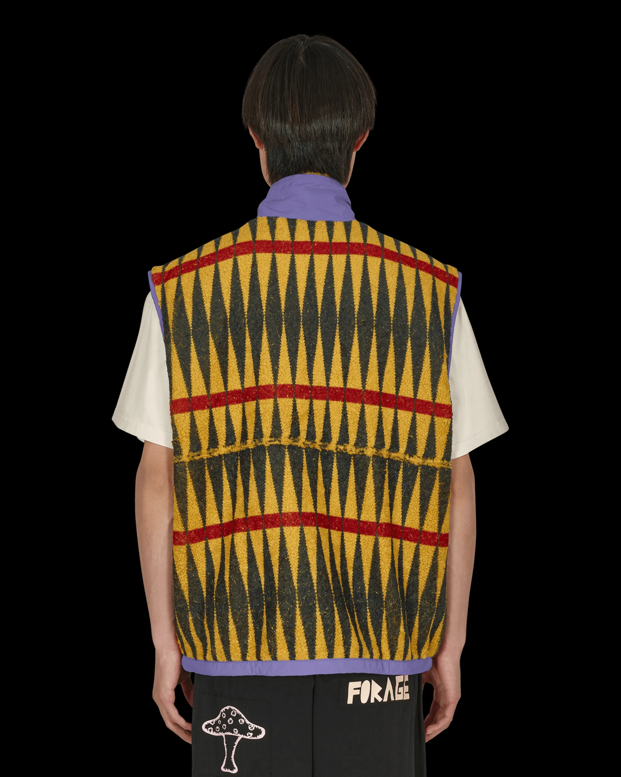 Brain Dead Coats And Jackets^Configuration Sherpa Vest Multicolor