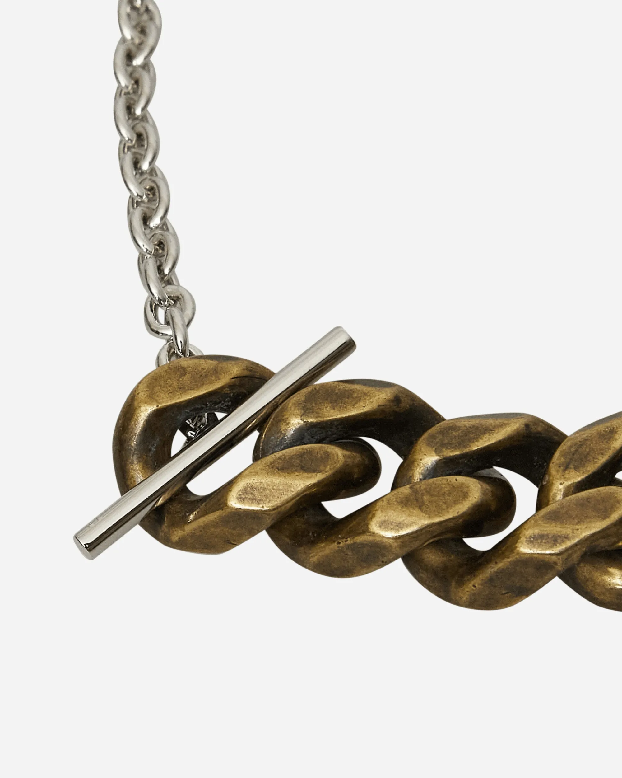 Dries Van Noten Jewellery|Jewellery^Contrast Chain Bracelet Antic Silver