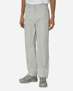Unaffected Pants^Contrast Mesh Panel Pants Light Grey