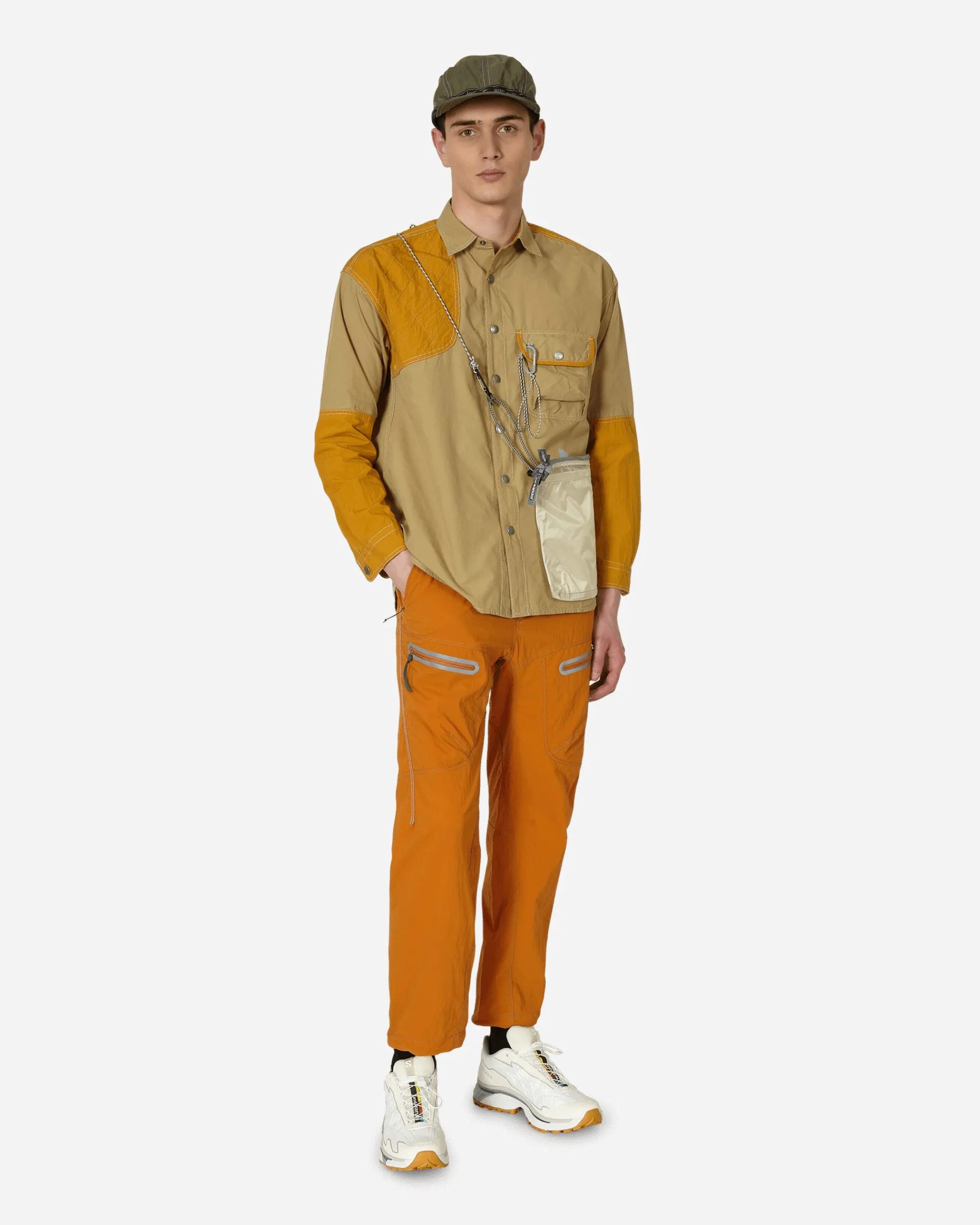 and wander Shirts^CORDURA Rip Mix Shirt Beige