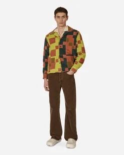 Bode Shirts^Corduroy Four Patch Overshirt Multicolor