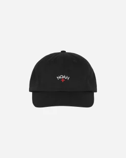 Noah Hats|Hats^Core Logo 6-Panel Cap Black