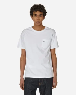 Noah T-Shirts^Core Logo Pocket T-Shirt White
