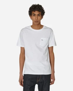 Noah T-Shirts^Core Logo Pocket T-Shirt White